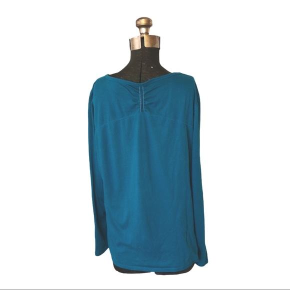 D3 (5 FOR $25) ST. JOHNS BAY TOP LONG SLEEVE V-NECK SZ XL - Picture 2 of 6